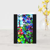 ノテカードステンドグラス – ルイ・ティファニー3 カード (黄色い花)