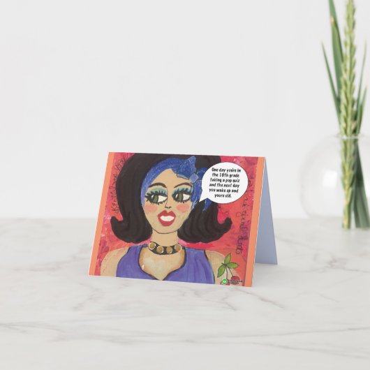 ノテカード10年生のあなたはのある日 カード (正面)