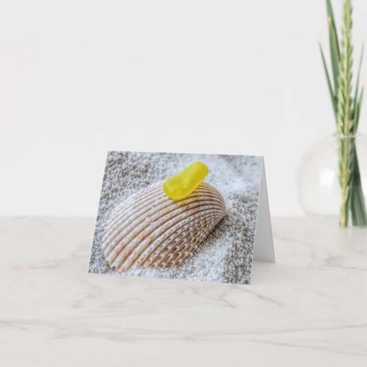 ノテカード – イエローシーガラス カード (正面)