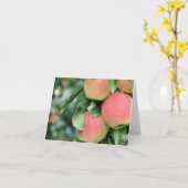 ノテカード – リンゴ カード (黄色い花)