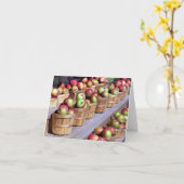 ノテカード – リンゴ カード (黄色い花)