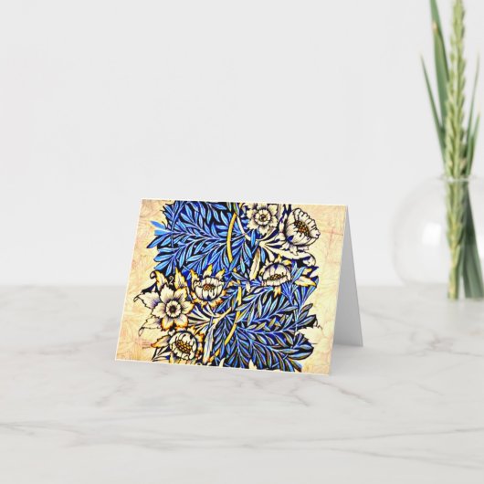 ノテカード·ヴィンテージ·ファブリック/ファッション-ウィリアム·モリス10 カード (正面)