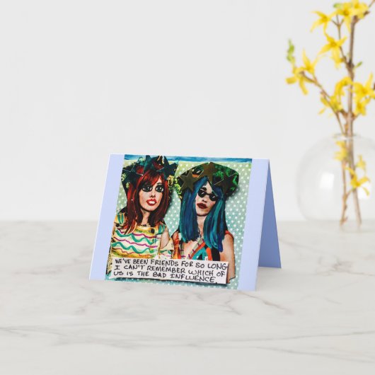 ノテカード – 私たちは長い間友達だった カード (黄色い花)