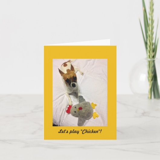 ノテカ空白のード  サンキューカード (正面)