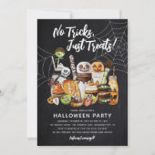ノトリック、ただのトリート ハロウィンパーティー 招待状 (正面)