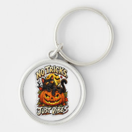ノトリ ノーバイブス ハロウィン 黒猫 キーチェーン