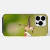 ノドアカハチドリ iPhoneケース #108A0605 iPhone 14 Pro Maxケース (裏面横)