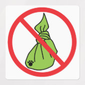 ノドッグウンチスクエア ラベル (デザイン1)