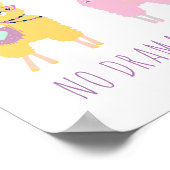 ノドラマラマかわいいイラストレーション ポスター (角)