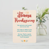 ノドラマラマ感謝祭クリーム招待状 エンクロージャーカード (スタンド正面)