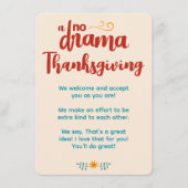 ノドラマラマ感謝祭クリーム招待状 エンクロージャーカード (正面)