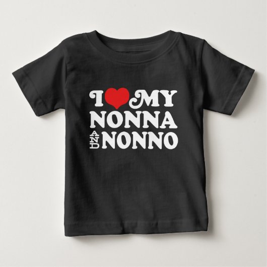 ノナとノノが大好き ベビーTシャツ (正面)