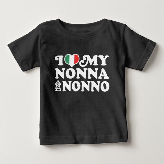 ノナとノノが大好き ベビーTシャツ (正面)