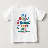 ノナとノノが私を愛してる ベビーTシャツ (正面)