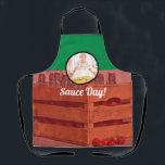 ノナイタリアンフォトソースの日 エプロン<br><div class="desc">こ祝のソース作りイタリアンエプロンを使った文化の伝統。キッチン保の思い出にピッタリイタリアンで、何年も前素晴らしの記念を作り来る。//自分の写真を追加する</div>
