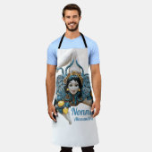 ノナエプロントリナカリシチリアシチリアスリーレッグシンボル エプロン (着用した状態)