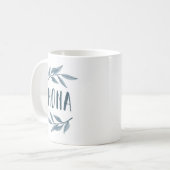 ノナギリシャのゴッドマザー葉マグ コーヒーマグカップ (正面左)