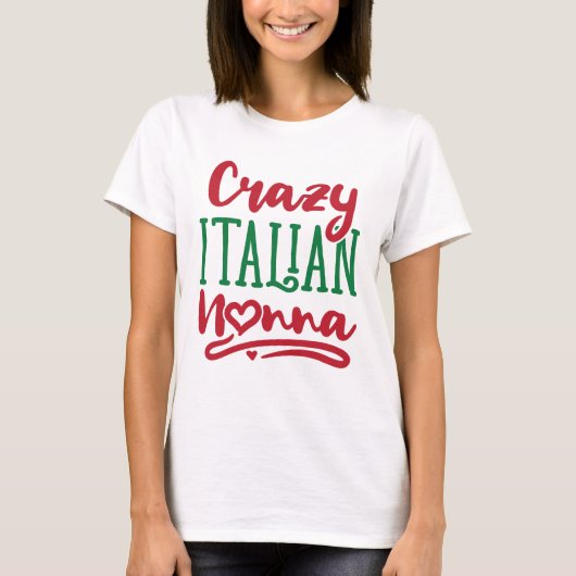 ノナ熱狂するイタリアン Tシャツ (正面)