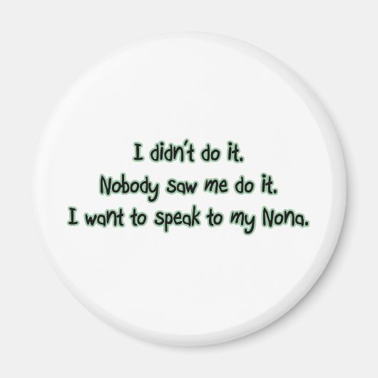 ノナ話に行く マグネット (正面)