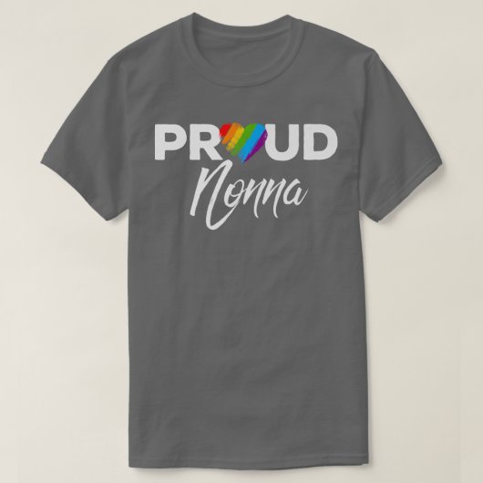 ノナ誇りを持ったゲイプライド月LGBTQ  Tシャツ (デザイン正面)