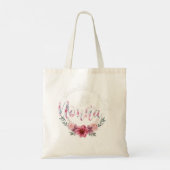 ノナ賛美女子フローラ・デコール・グランと呼ばれる トートバッグ (裏面)