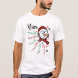 ノナ雪だるまキャンディーケーンクリスマスクリスマスクリスマス おもしろい Tシャツ<br><div class="desc">ノナ雪だるまキャンディーケーンクリスマスクリスマスクリスマス おもしろい</div>