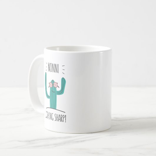 ノニイタリアン祖母おばあちゃんギフトアイディア コーヒーマグカップ (正面左)