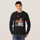 ノニーおじさん大好き!スノーマンクリスマス Tシャツ (正面フル)