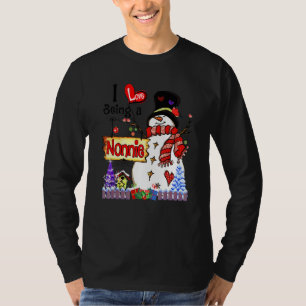 ノニーおじさん大好き!スノーマンクリスマス Tシャツ