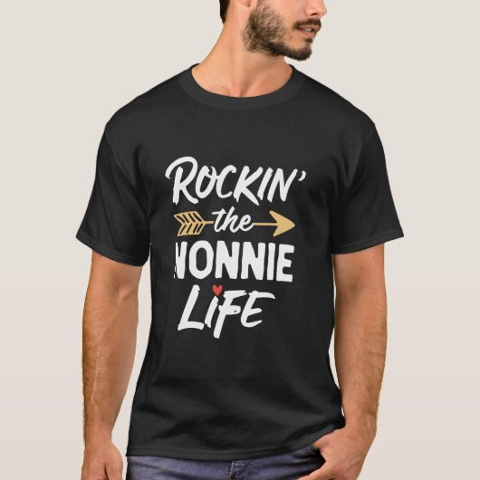 ノニーの人生をロックする かわいい ロック クール Tシャツ (正面)