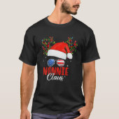 ノニークローストナカイSanta Messy Bunクリスマスファ Tシャツ (正面)