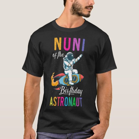 ノニ・オブ・ザ・誕生日宇宙飛行士宇宙デイパーティーCe Tシャツ (正面)