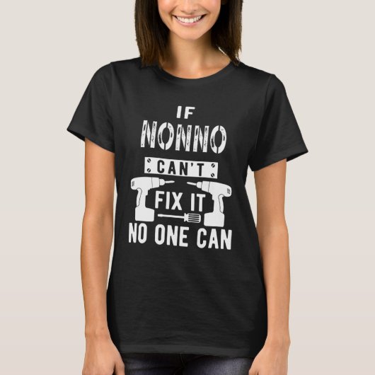 ノノもしノは修正できない誰もイタリアのグライタリアンー Tシャツ (正面)