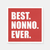 ノノ最高のノエバイタリアン祖父パーティー スタンダードカクテルナプキン (正面)