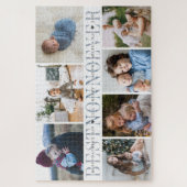 ノノ最高のノノ |孫の写真コラージュ ジグソーパズル (縦)