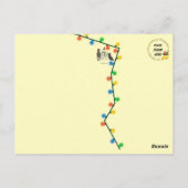 ノバザゴールデンレトリエバーのクリスマス ポストカード (裏面)