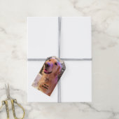 ノバザゴールデンレトリエバードッグクリスマスギフトラベル ギフトタグ (より糸付き)