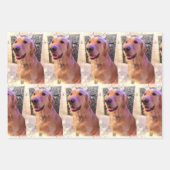 ノバザゴールデンレトリバー – ラッピング紙シート ラッピングペーパーシート (正面3)