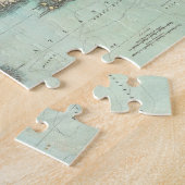 ノバスコシアおよびニューファウンドランド(1807年)のヴィンテージの地図 ジグソーパズル (側面)