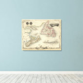 ノバスコシアとニューファンドランド キャンバスプリント (インサイチュ (ウッドフロア))