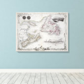 ノバスコシアとニューファンドランド,連続世界産 キャンバスプリント (インサイチュ (ウッドフロア))