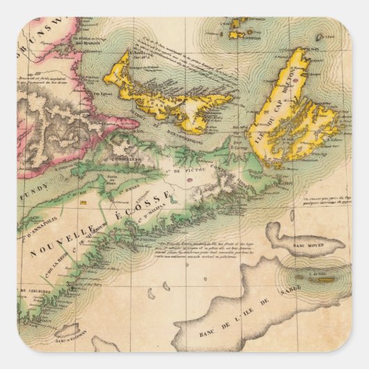 ノバスコシアとニューブランズウィック44 スクエアシール (正面)