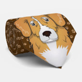 ノバスコシアのアヒルの鳴るレトリーバー(Toller) ネクタイ (ロール)