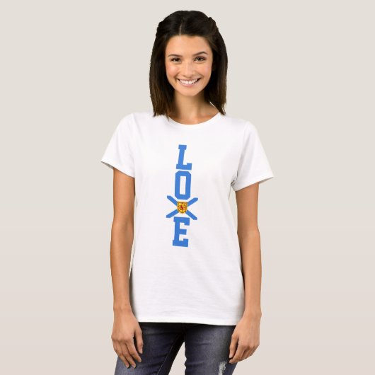 ノバスコシアのシャツラブフラッグシャツ Tシャツ (正面フル)