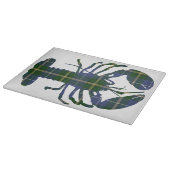 ノバスコシアのタータンチェックのロブスターのまな板 カッティングボード (角)