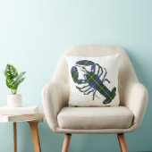 ノバスコシアのタータンチェック格子縞の装飾者のロブスターの枕 クッション (椅子)