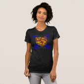 ノバスコシアの女性の暗いワイシャツ Tシャツ (正面フル)