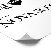 ノバスコシアの家はハート.. ポスター (角)