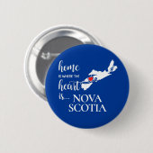 ノバスコシアの家はハート... 缶バッジ (正面&裏面)