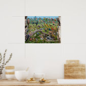 ノバスコシアの裏庭の鳥 ポスター (キッチン)